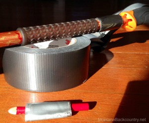 picture of ways to carry duct tape in the backcountry